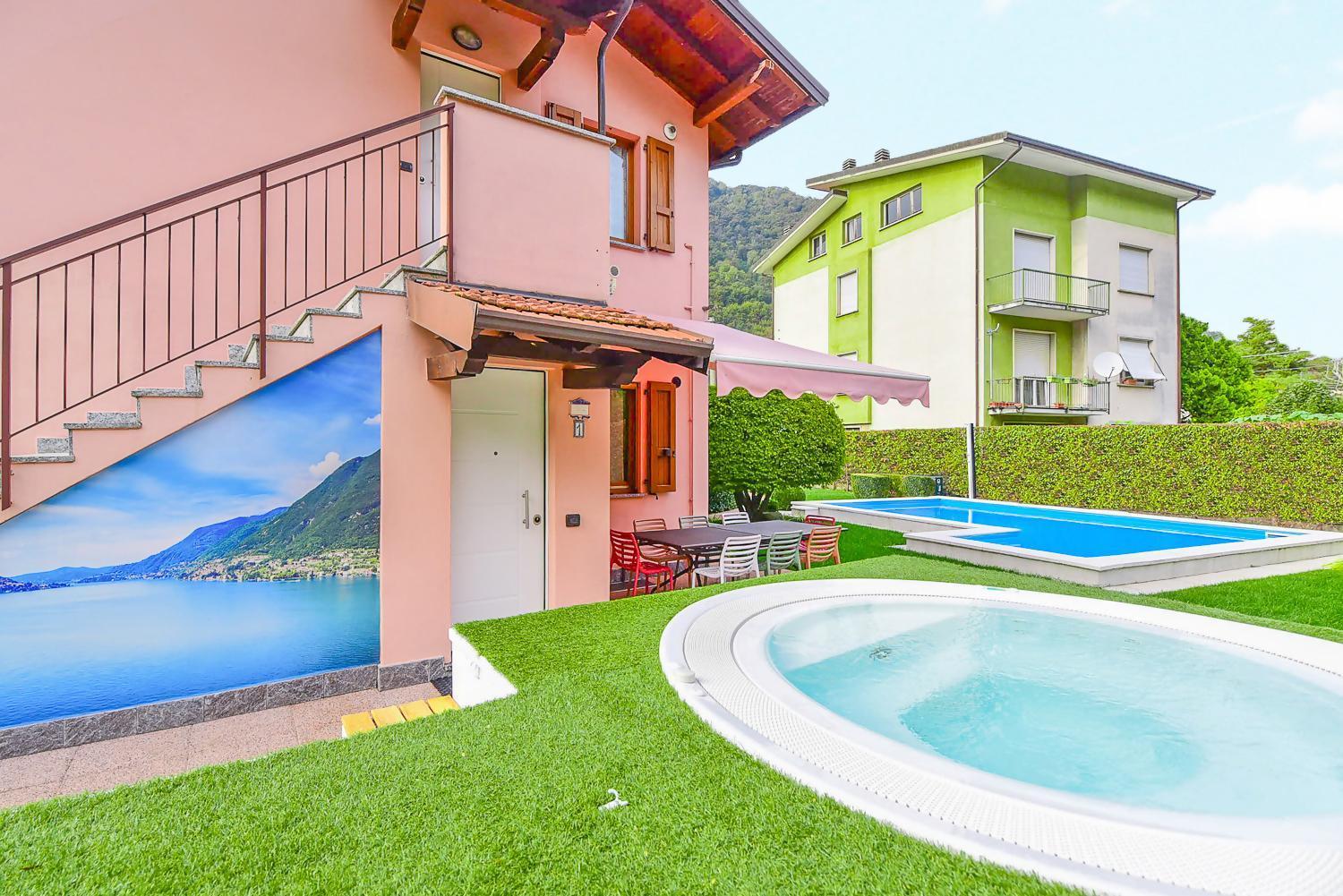 Jane E Jolie Holiday Home Private Swimming Pool Valbrona Exterior photo